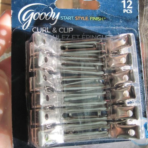 12 Goody Metal Sectioning Styling Hair Clips 2006 Section Secure Style Classic - Picture 10 of 11